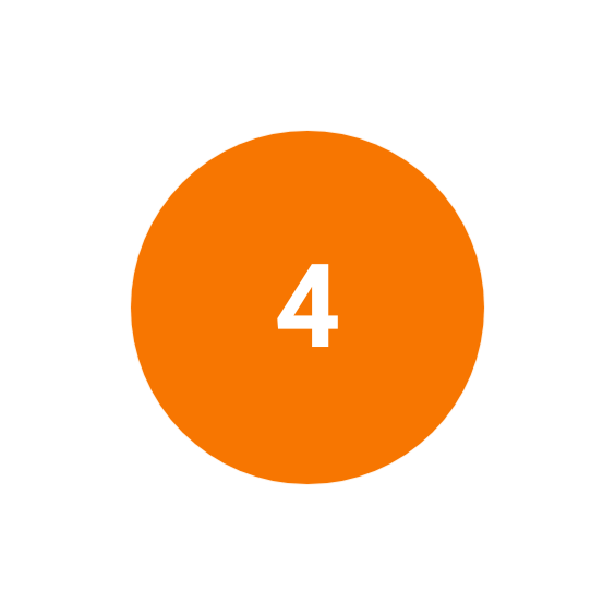 Icon: Ein Kreis mit einer 4 in der Mitte.